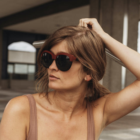 The Betty 2.0 - Red & Brown Tortoise