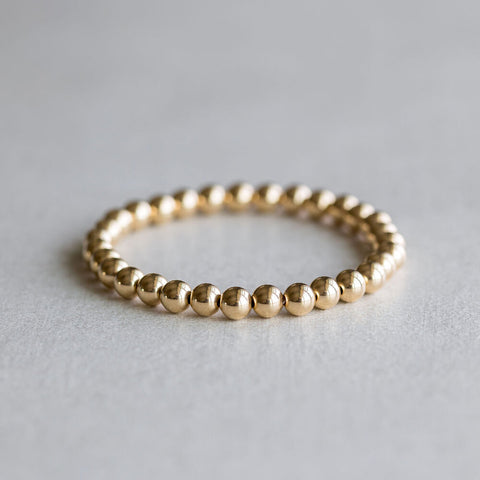 6mm 14K Gold-Filled Bracelet