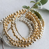 4mm Gold Filled & Sterling Silver