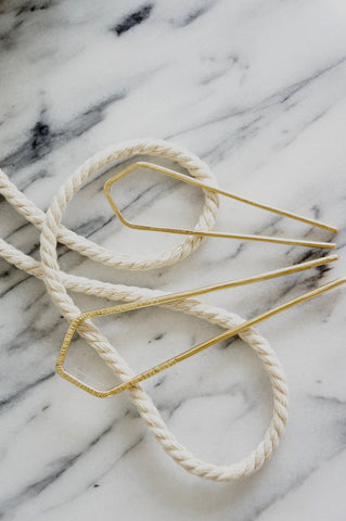Hair Pin "Point" // Brass