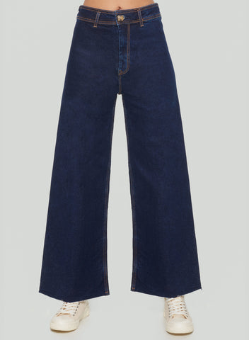 Milly High Rise Culotte Jean